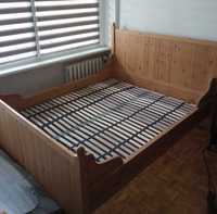 Drewniana rama łóżka ikea 175 x 200 cm