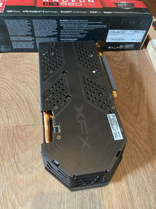 Видеокарта Rx 580 8gb Xfx GTS