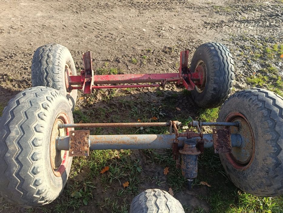 Oś do przyczepy, 2 sztuki, hamulce