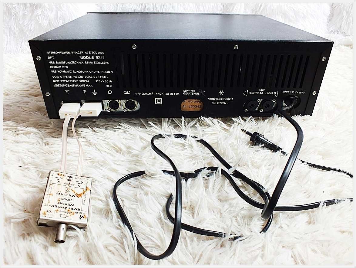 Amplituner MODUS RX-42 HIFI - RFT lata 80' Piękny Vintage