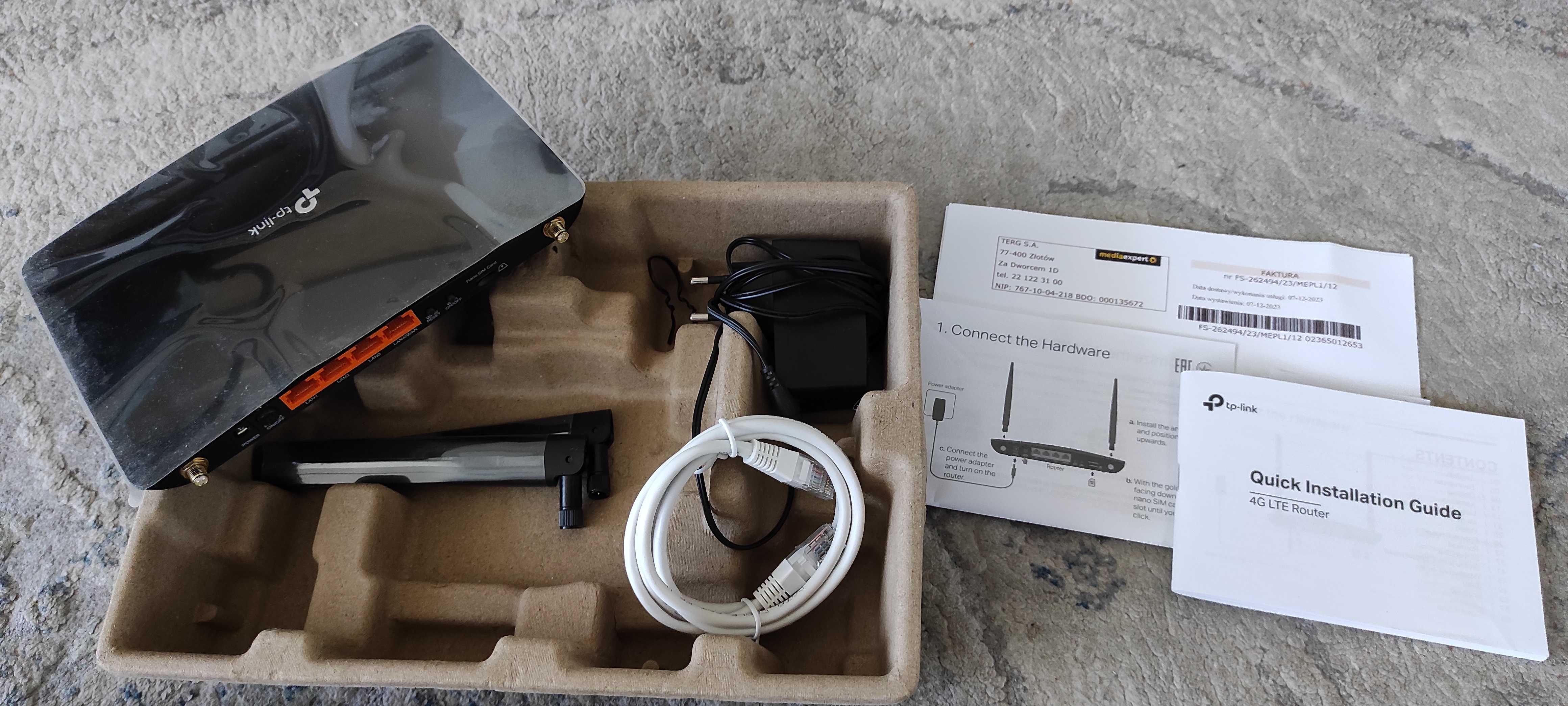 Sprzedam Router TP-Link Archer MR600 stacjonarny  4G+ na gwarancji