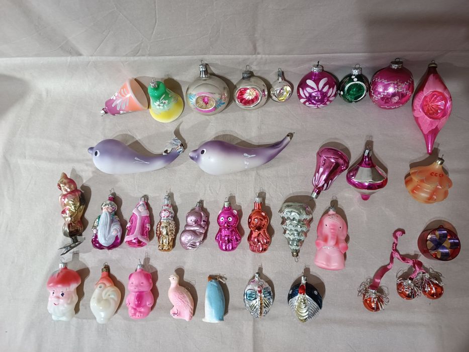 Ёлочные игрушки СССР