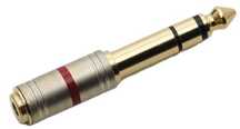 Adapter AUX GNIAZDO- Jack 3,5 WTYK - 6,3 Stereo AMBRA