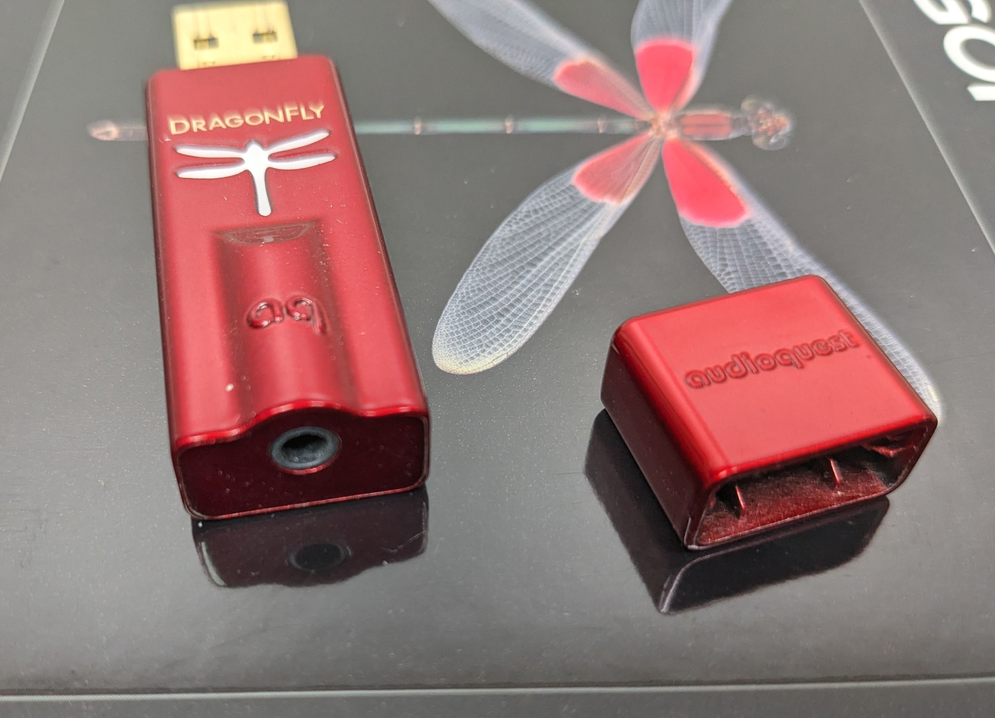 USB ЦАП усилитель Adioquest Dragonfly Dac Red