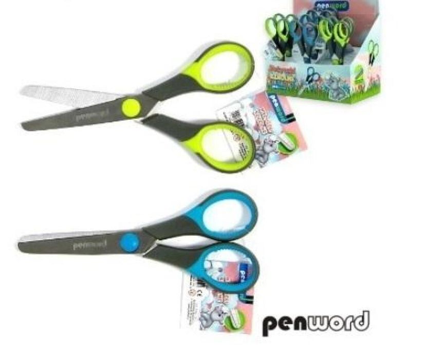 Nożyczki szkolne (24sz) Penword pudełko,102x187 mm