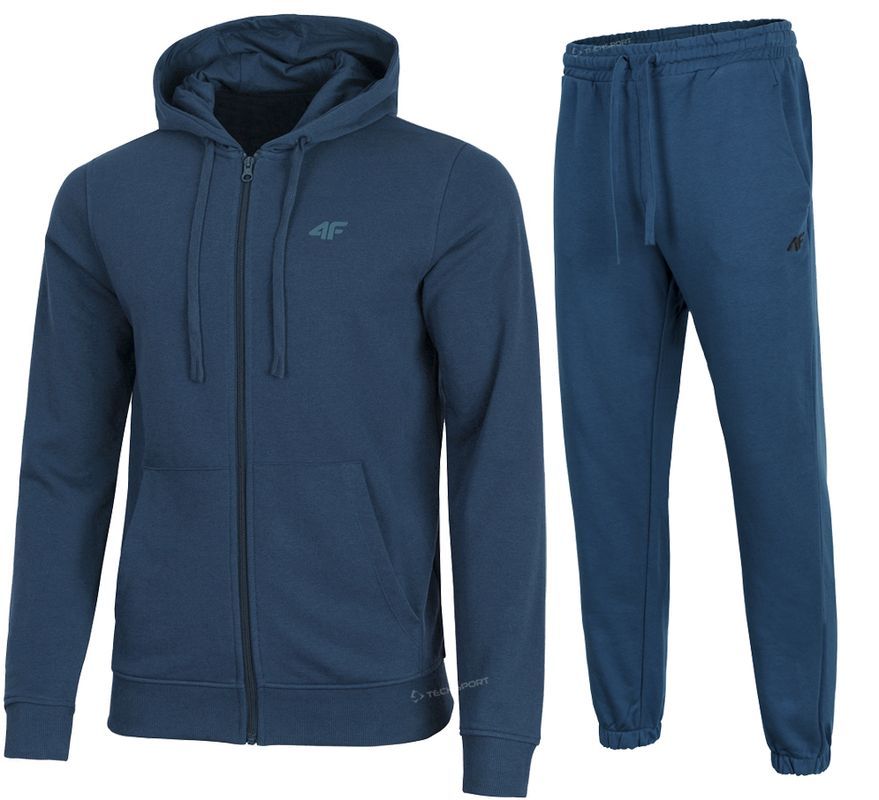 4f Męski Dres Bawełna Komplet Bluza Spodnie / rozm L