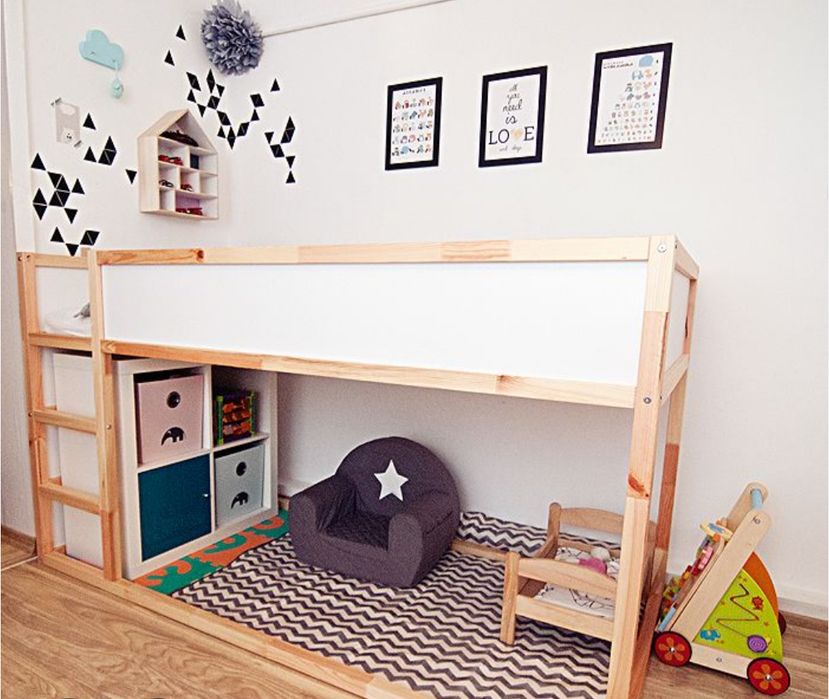 Łóżko piętrowe "kura"