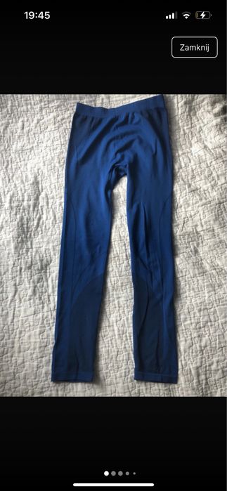 Legginsy termoaktywne granatowe