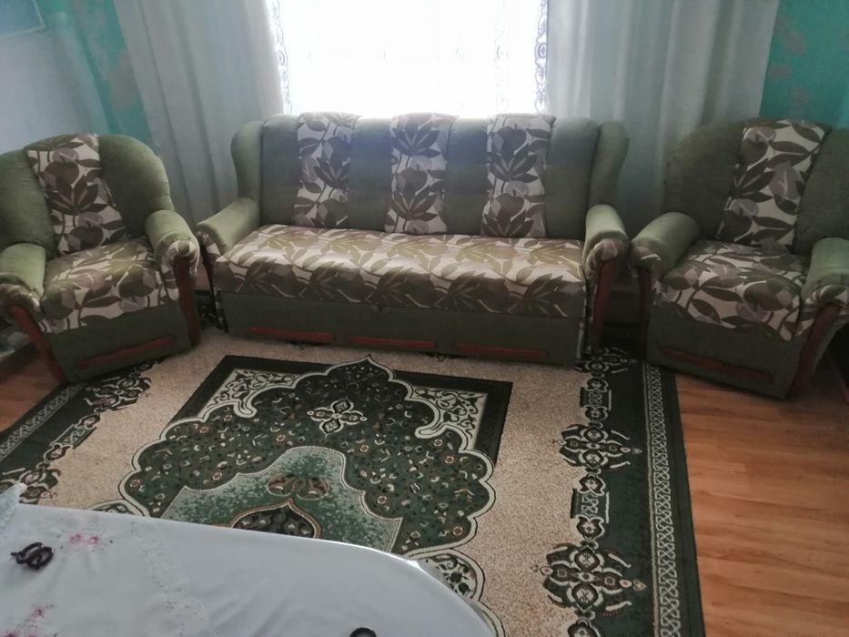 Диван і 2 крісла м'яка частина