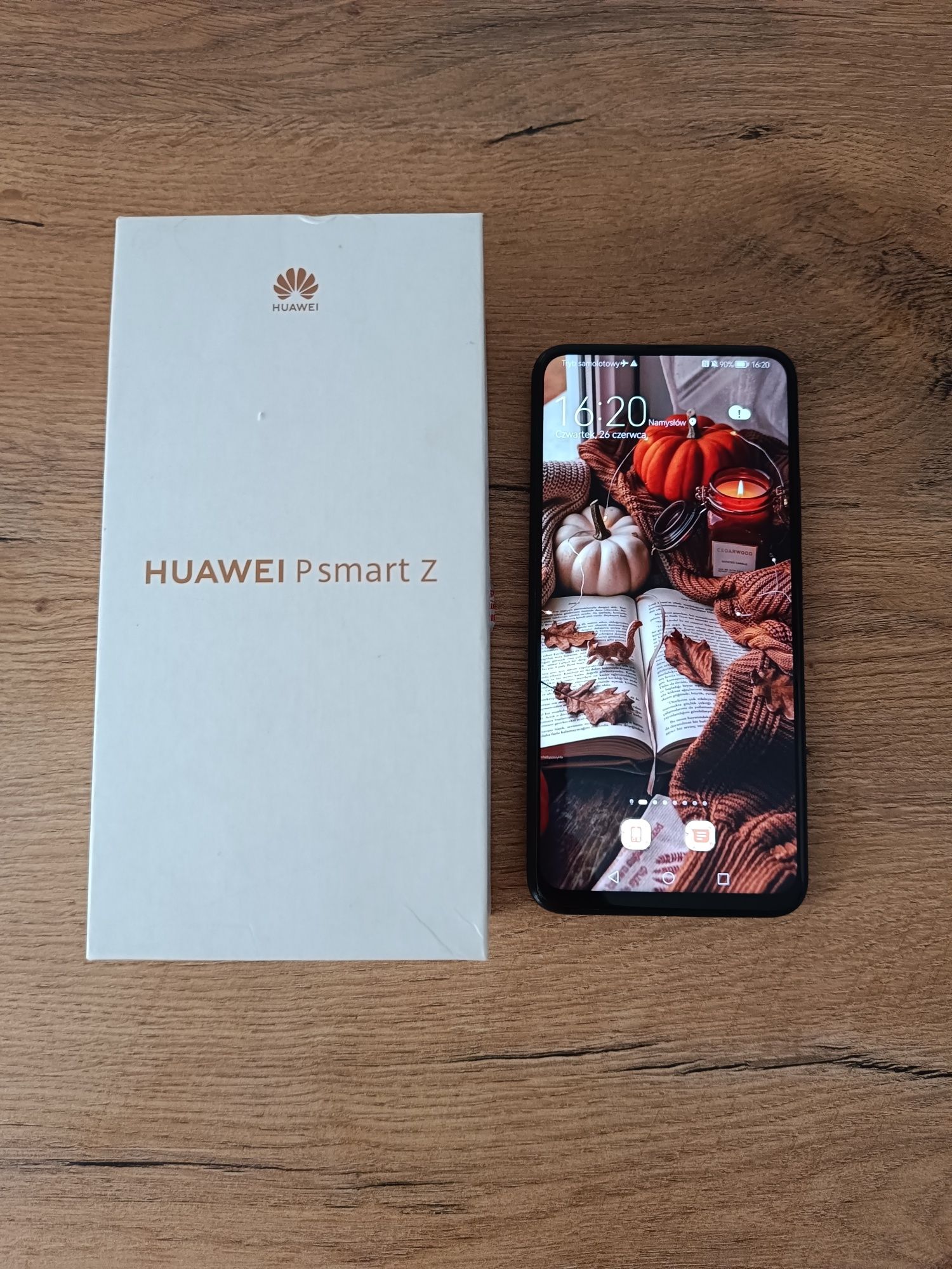 Huawei P Smart Z + pudełko + obudowa Dobry stan