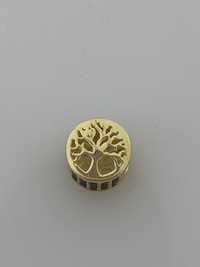 Złoty element charms na bransoletkę Pandora, Próba 585. Nowy (992)