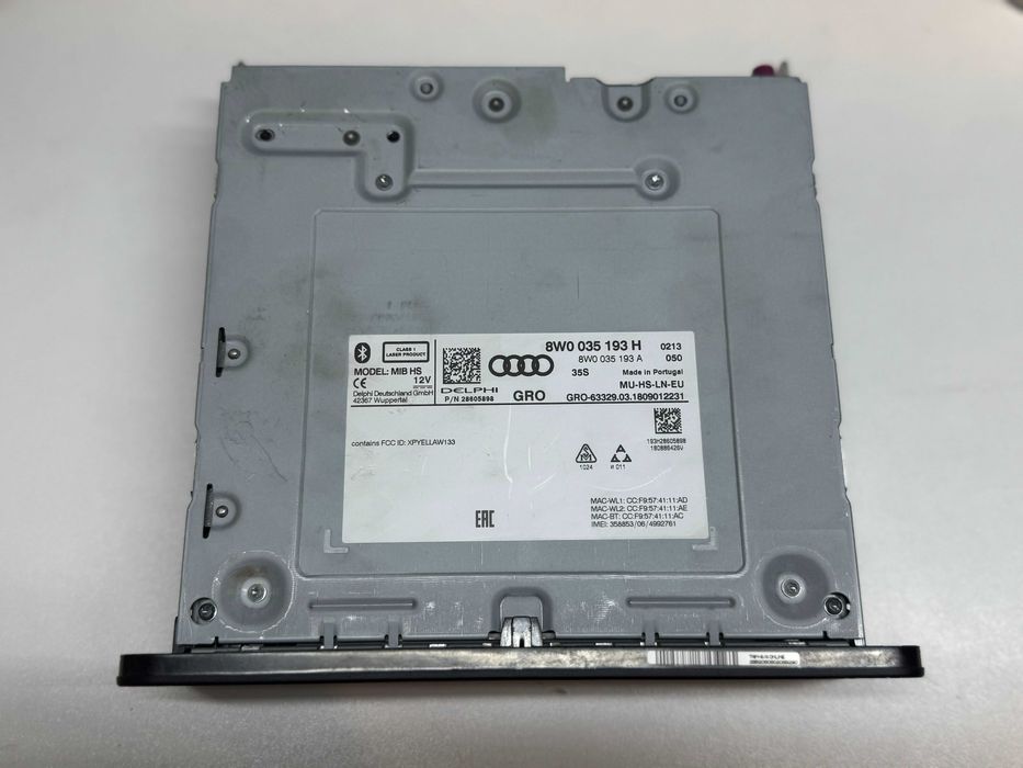 Блок мультимедіа Audi MIB2 Carplay / Android Auto / 8W0035193H європа