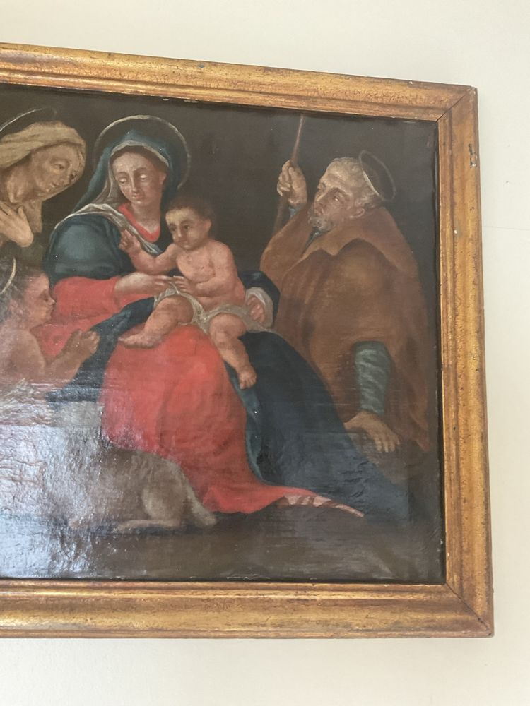 Pintura oleo arte sacra