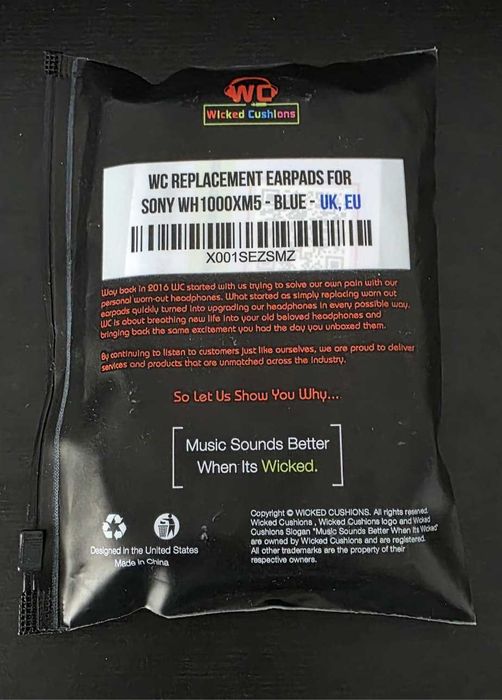 Earpads Wicked Cushions para Sony WH1000XM5