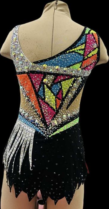 Спортивний купальник для гімнастики 140-146см гімнастичний гимнастичес