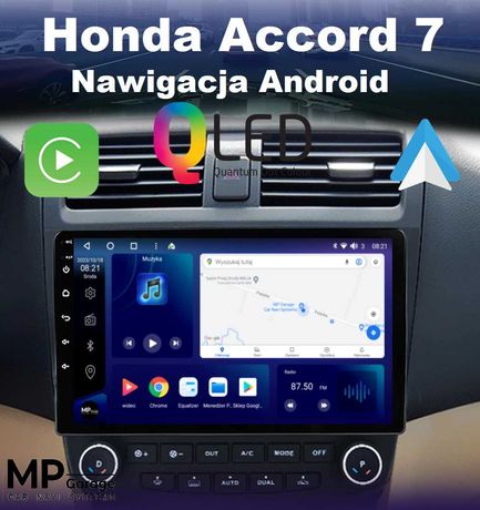 Honda Accord 7 Radio Android QLED 4G LTE DSP CarPlay AndroidAuto