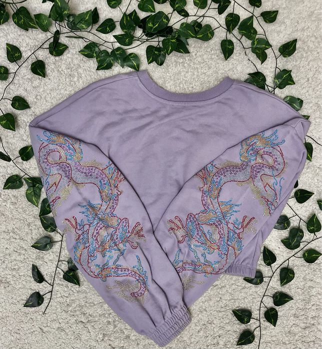 Лавандовая кофта  Bershka