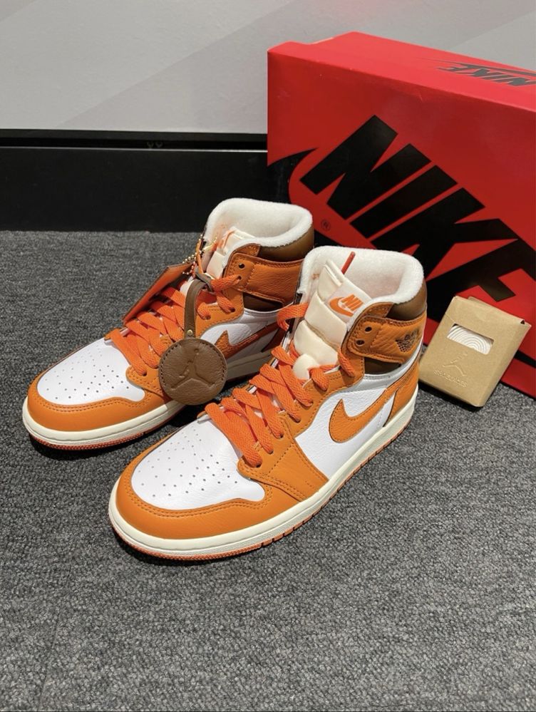 Оригінал кросівки Nike Air Jordan 1 Retro High Og Starfish Джордан AJ1