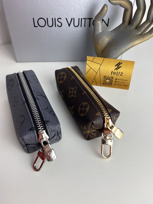 Etui na klucze portmonetka skórzana Louis Vuitton skóra naturalna lv