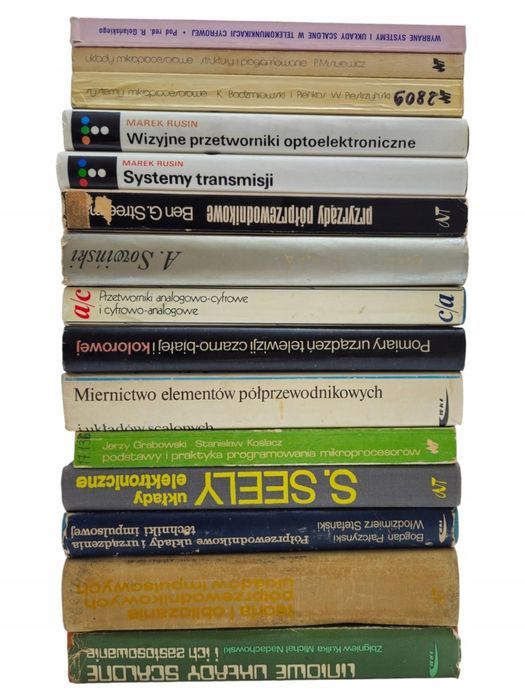 14x książki techniczne systemy mikroprocesorowe przetworniki cyfrowa