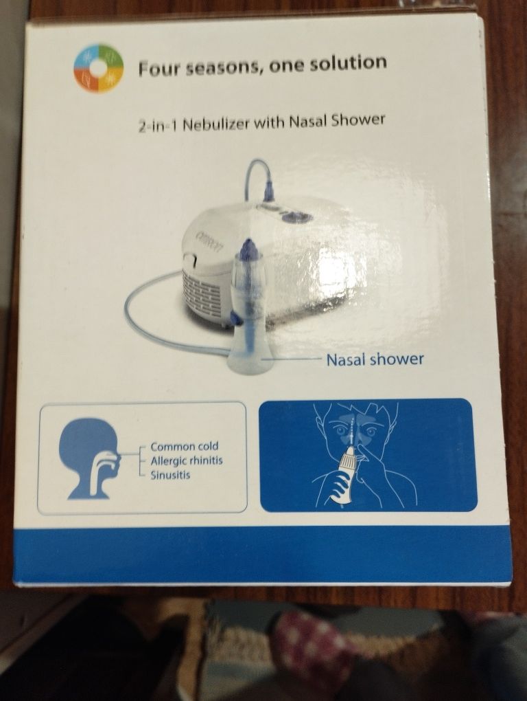 Nebulizador e duche nasal Omron