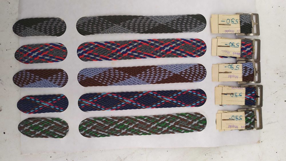 pasek do zegarka 18 mm. PRL pleciony 17 zł szt. opaska