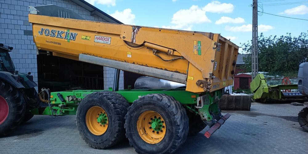 Joskin trans ktp 22 50 skorupa mulda hardox wywrotka krampe beco prona