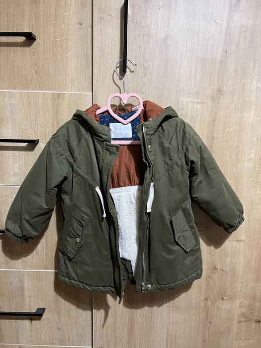 Стильова парка (куртка) ZARA у відмінному стані на дівчинку 2-3 роки