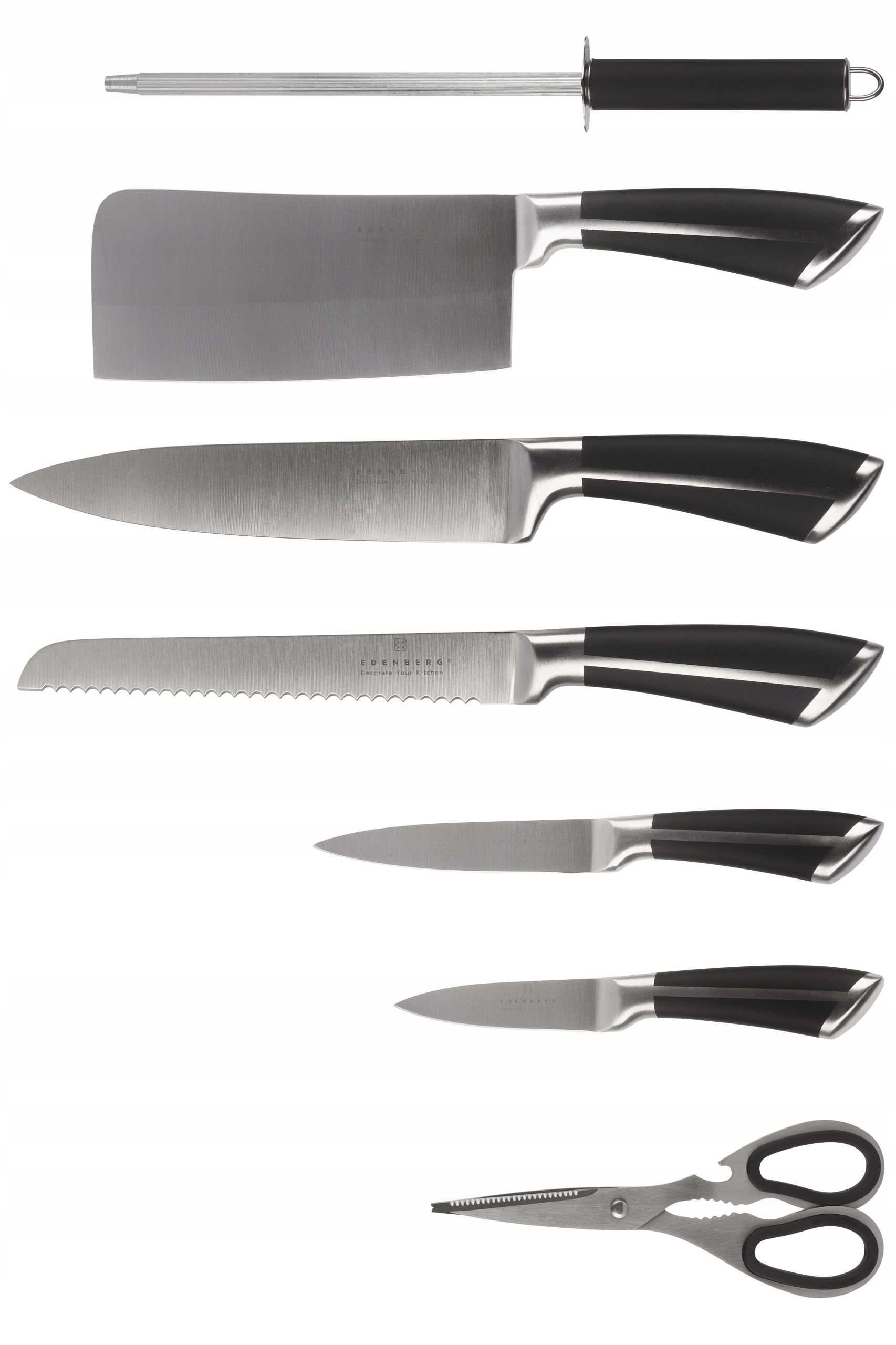 Noże Ostrzałka Nożyce Zestaw Noży Nóż Stojak 700