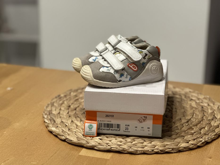 Pierwsze Buty Biomecanics Półbuty Dziecięce 23 Elastyczna Podeszwa