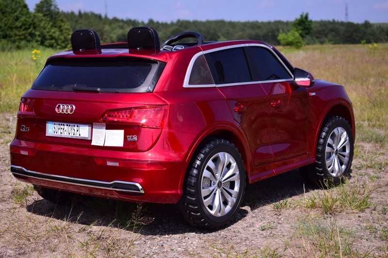 Duże Auto Dla dziecka na akumulator Audi Q5 Dwuosobowe Piękny Lakier