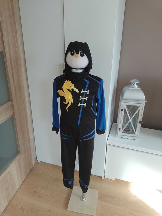 Strój karnawałowy NINJA WOJOWNIK JAY ninjago kostium 122/128 (12)