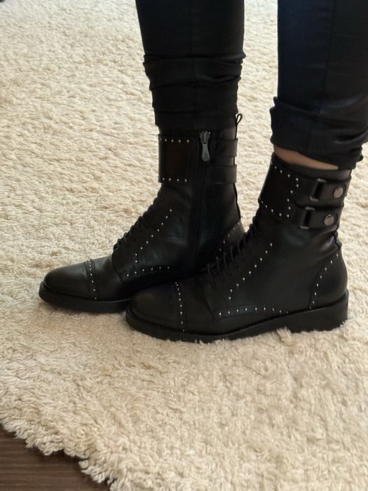 Броги/черевики/напівчоботи зі шкіри Dansi