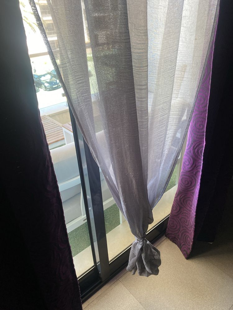 Conjunto de 3 cortinados