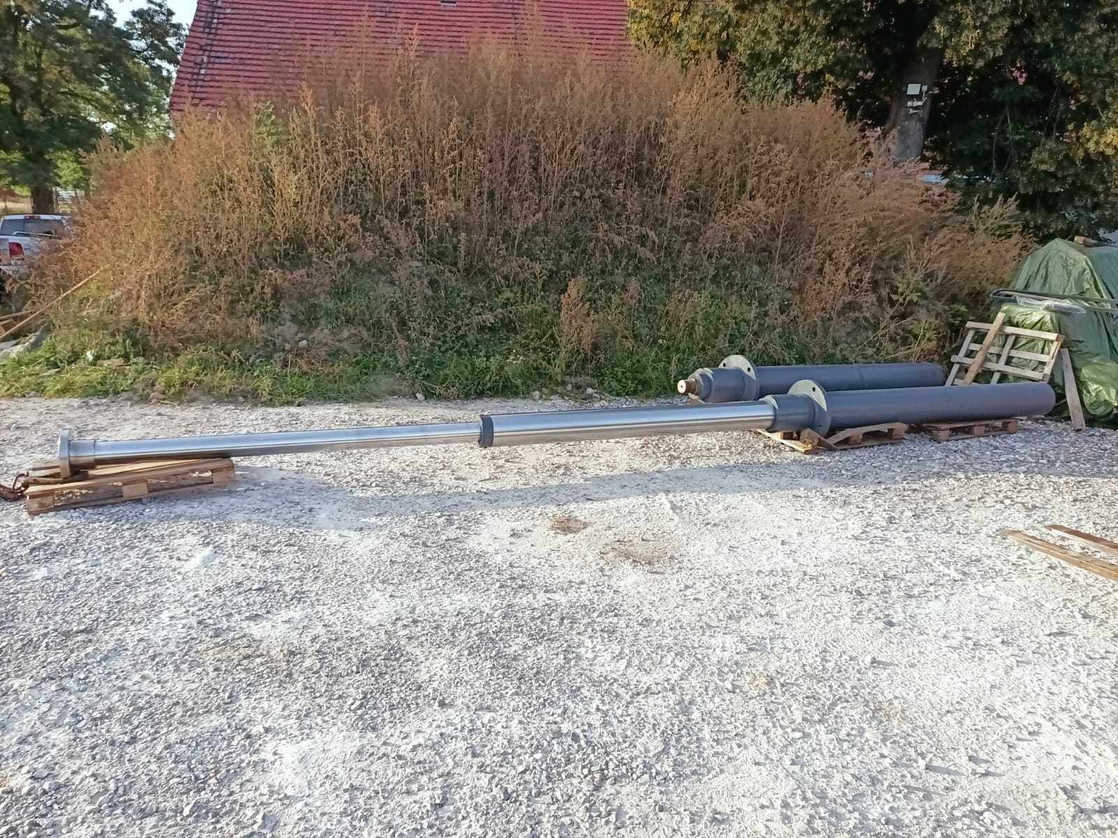 koparka prasa siłownik hydrauliczny 350cm długi 35cm średnicy 2 wysuwy