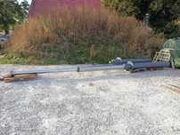 koparka prasa siłownik hydrauliczny 350cm długi 35cm średnicy 2 wysuwy