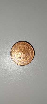 Moeda de 1 cêntimo alemanha 2002 cunhagem J