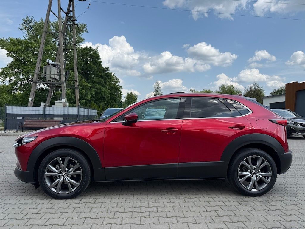Mazda CX-30 JAK NOWA LUXURY 2.0B 180KM HUD kamery 360 skóry BOSE pamięć chrom aso