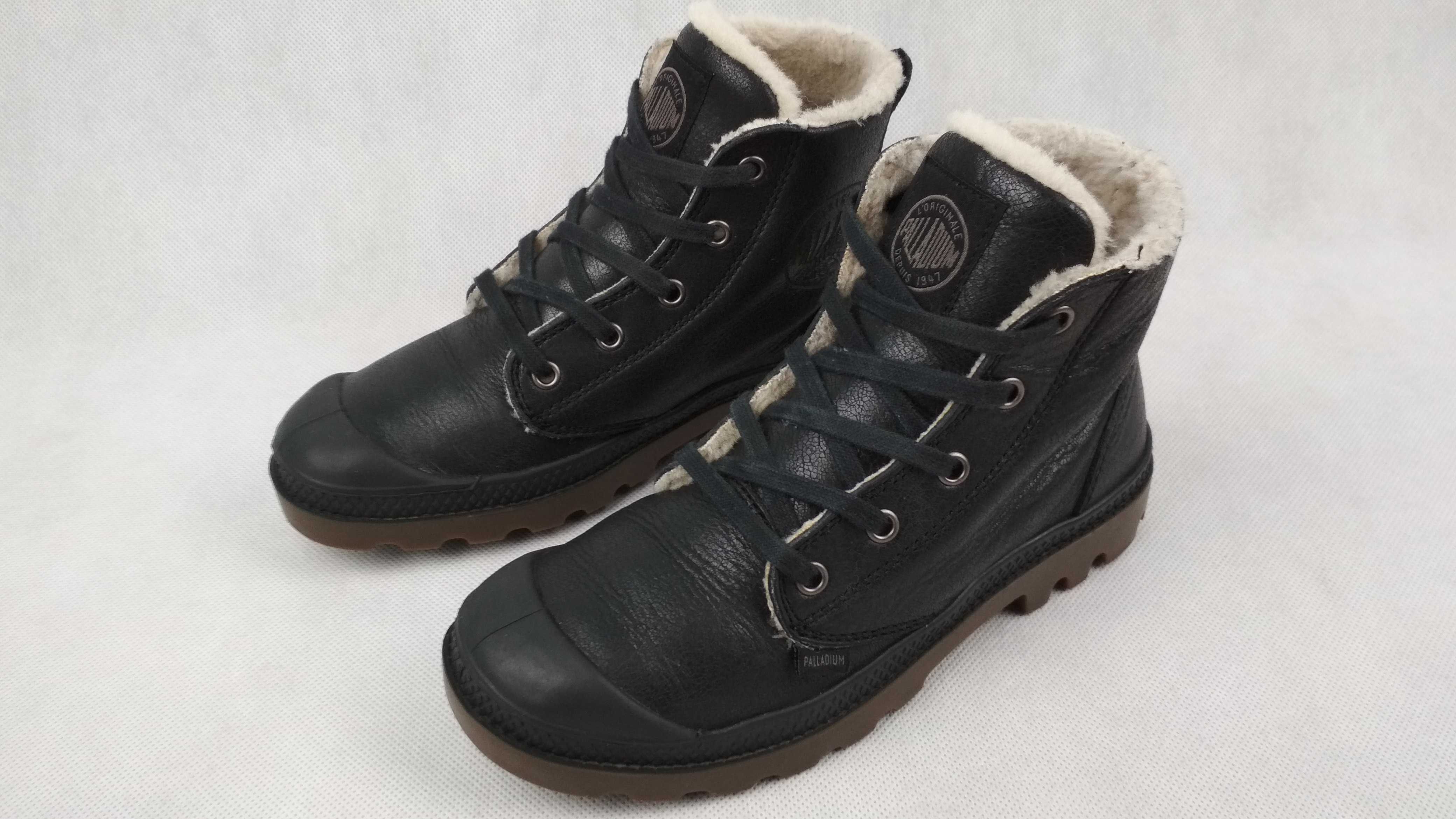 PALLADIUM Pampa Hi Leather Buty Trapery Ocieplane Roz. 37