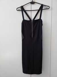 Czarna dopasowana sukienka H&M