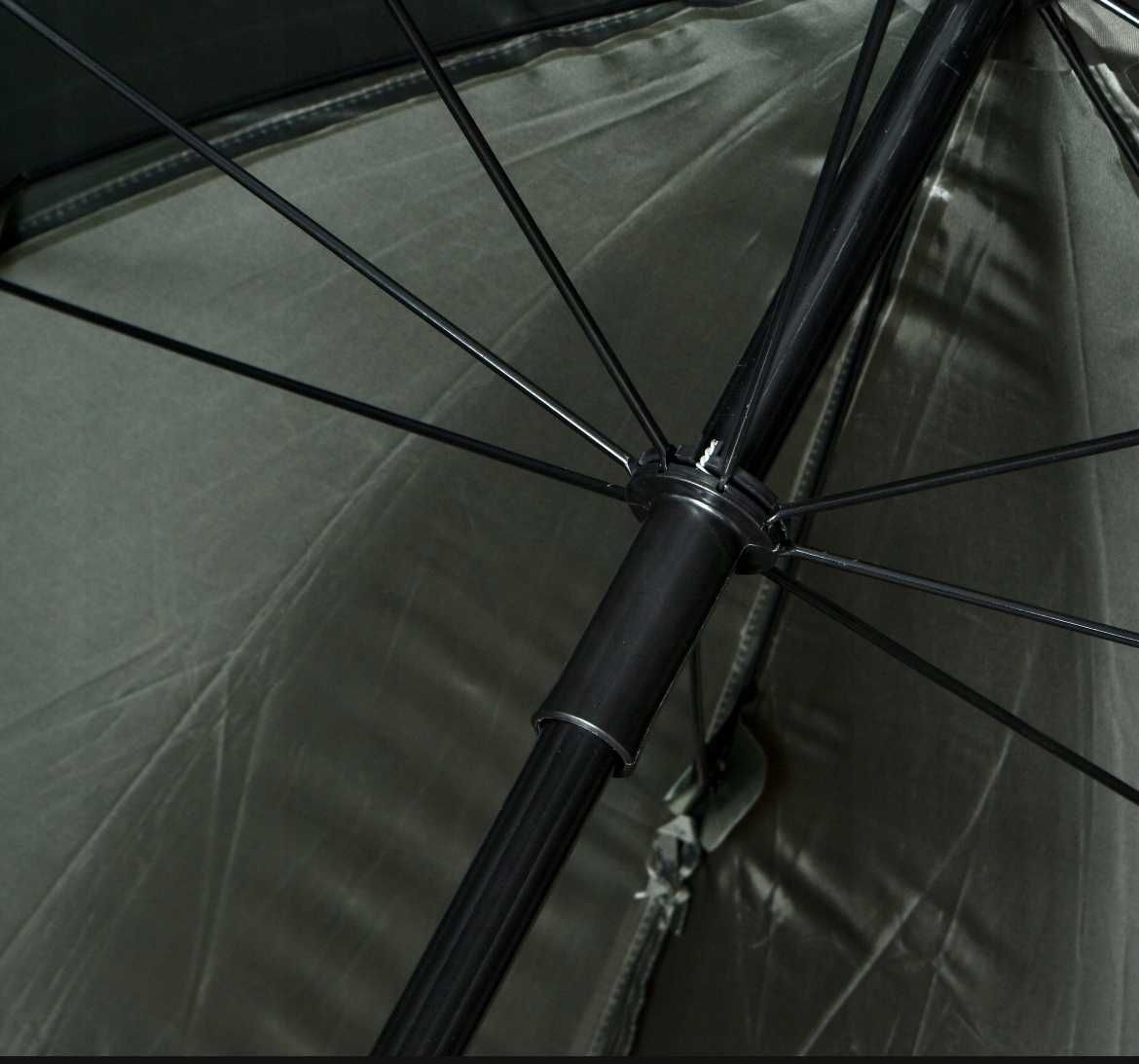 Parasol NAMIOT WĘDKARSKI ZIelony Regulowany 240cm NA RYBY Wodoodporny