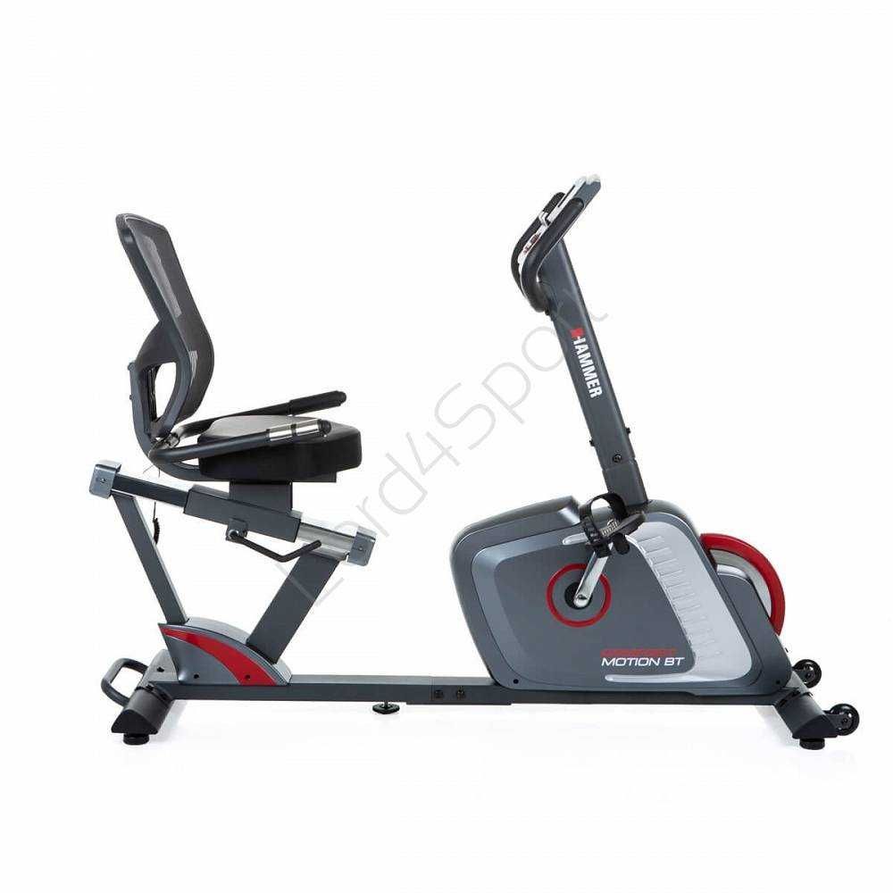 Rower poziomy stacjonarny  HAMMER COMFORT MOTION BT