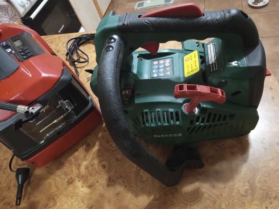 Piła spalinowa mała parkside niekompletna nie odpisuje na SMS