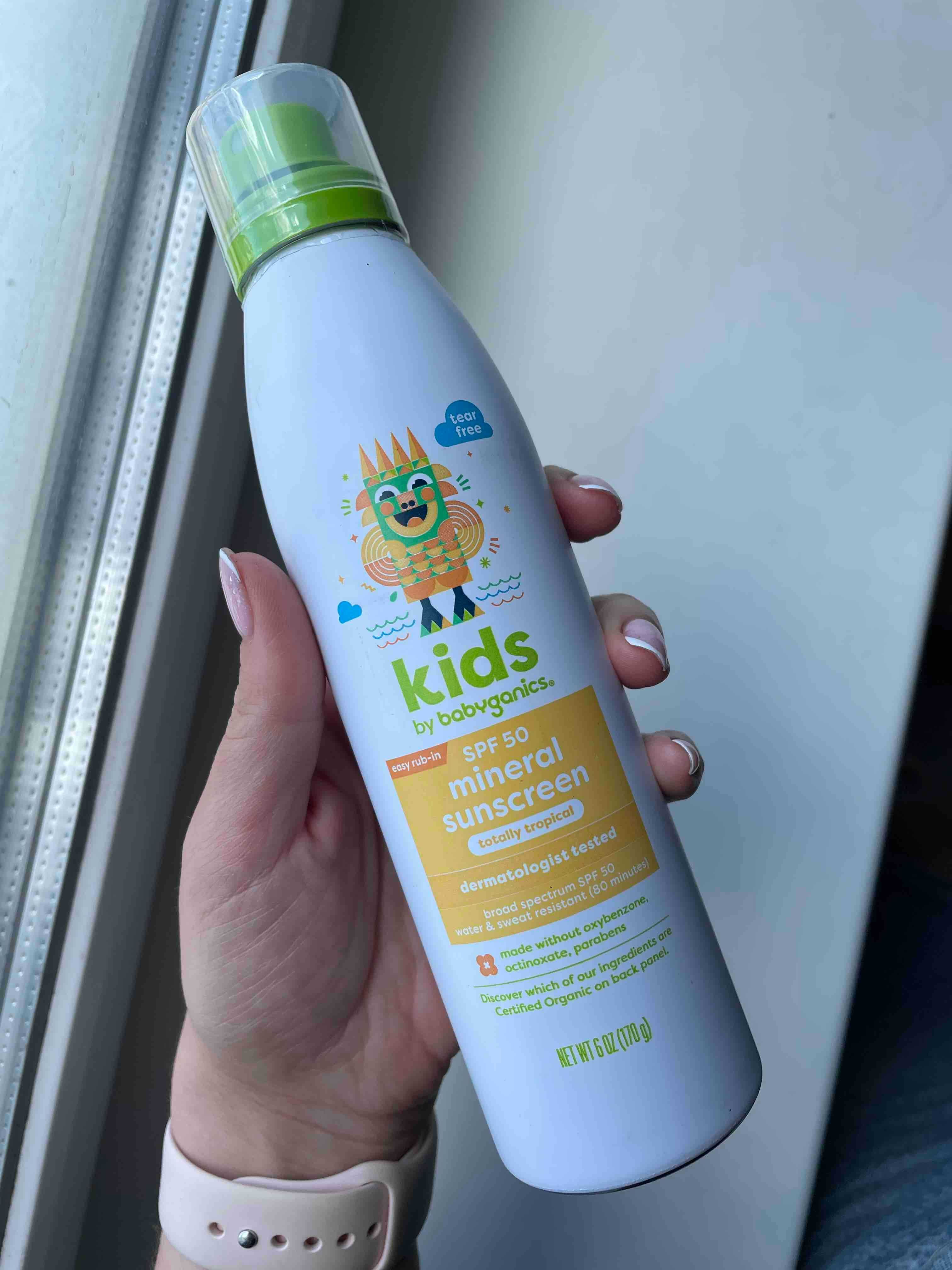 Сонцезахисний мінеральний спрей Babyganics SPF 50 Kids