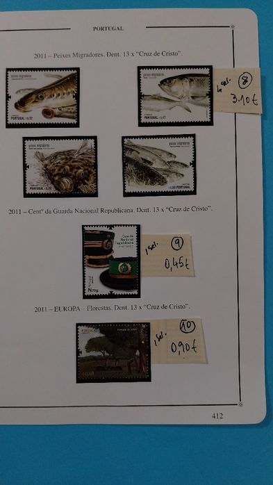 Selos de Portugal Novos c/goma-2011-Ref. 1 -26/11