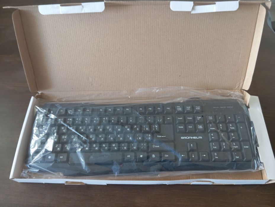 Клавіатура комп'ютерна провідна grunhelm