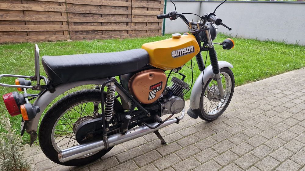 Simson s51 1985r.  Zarejestrowany, ubezpoeczony, Stan Dobry. Kompletny