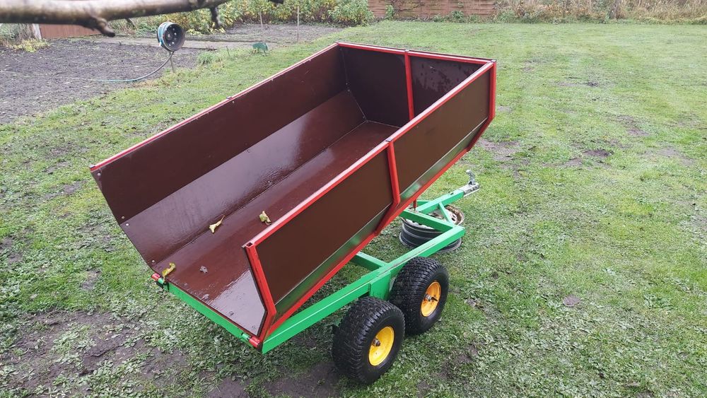 Traktorek kosiarka  quad przyczepka   w bdb stanie profesjonalna wywro