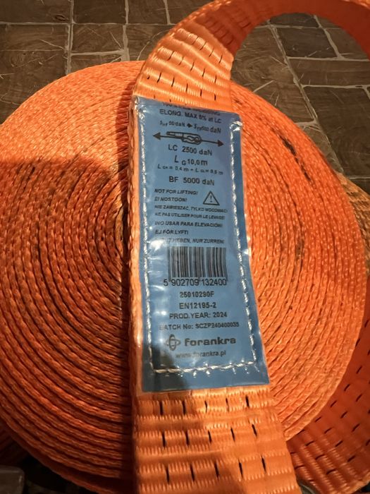 Стяжний ремінь з посиленим замком