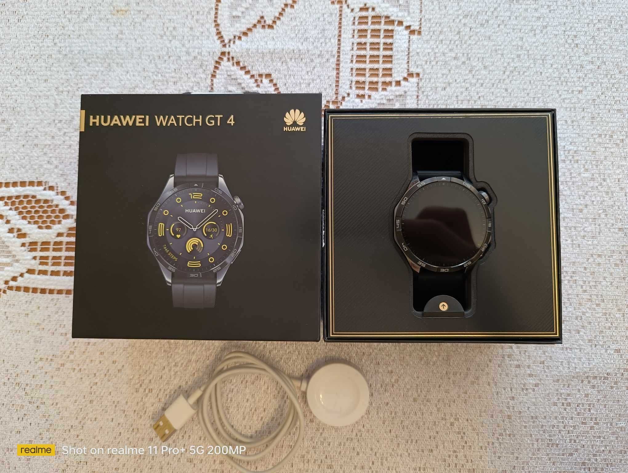 HUAWEI Watch GT 4 Active 46mm Czarny Gwar 27.10.2025r